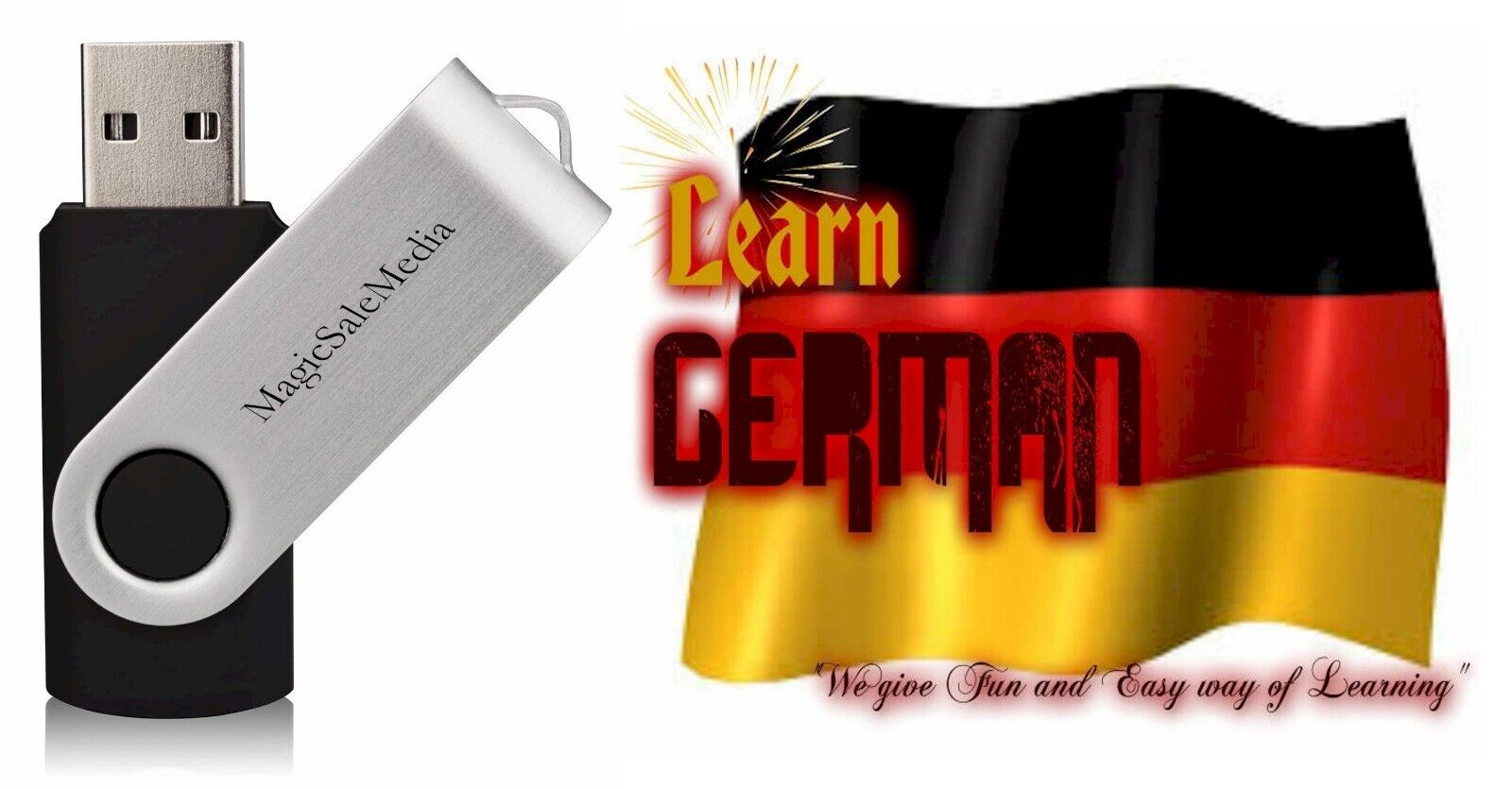 Learn German Fast - The Most Complete & Comprehensive Language Course on USB