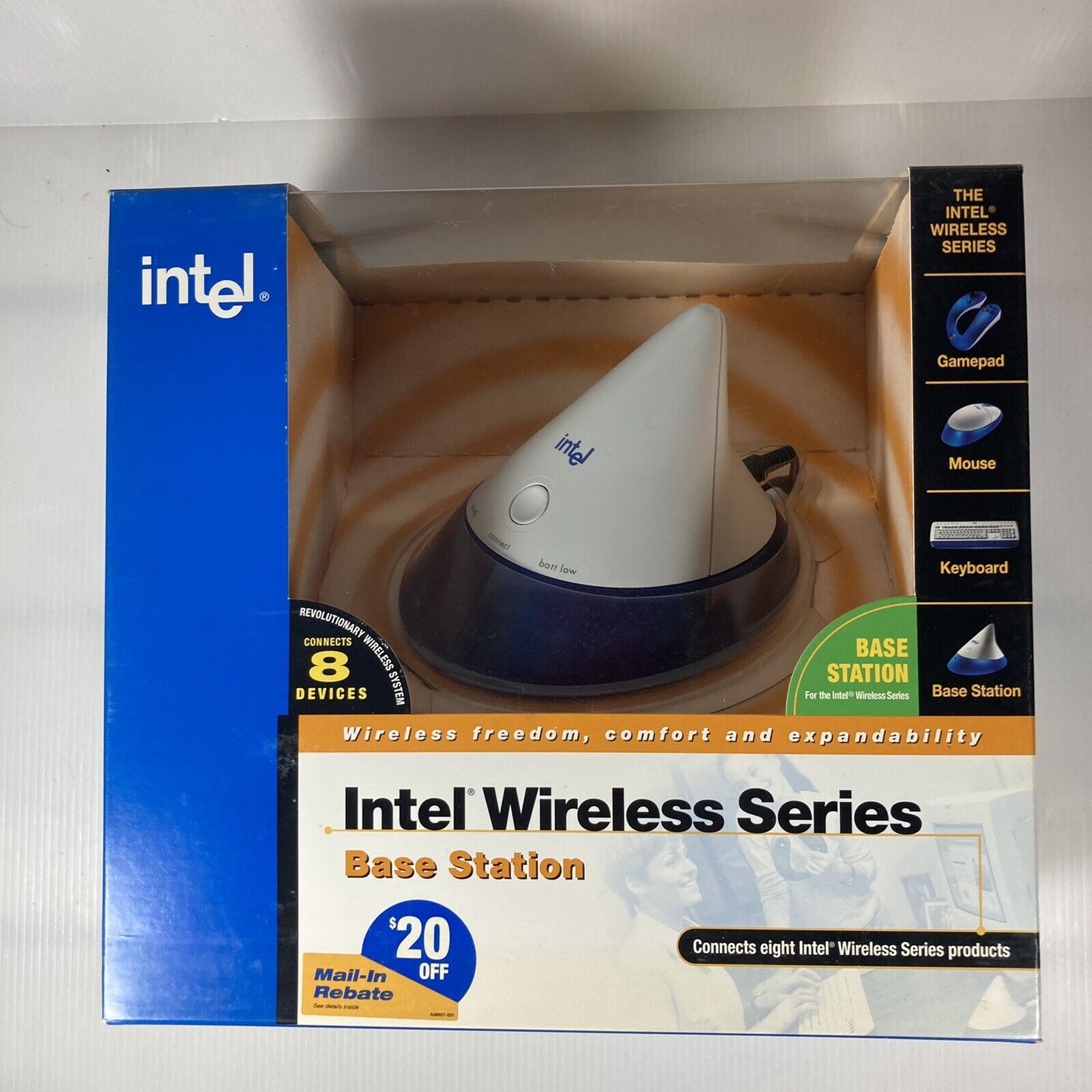 Vtg Intel Wireless Series BASE STATION - New Sealed