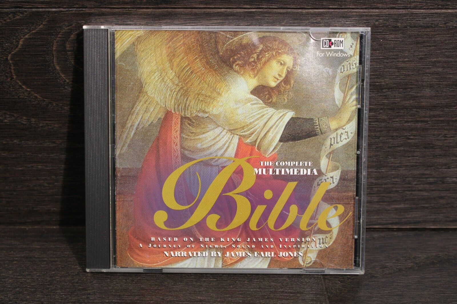 THE COMPLETE MULTIMEDIA BIBLE - Narrated by JAMES EARL JONES - CD ROM Windows