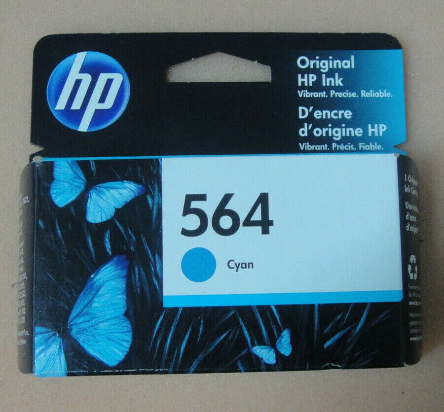 HP 564 (CB318WN) Original Cyan Ink Cartridge Exp: JUNE  2022 Brand New