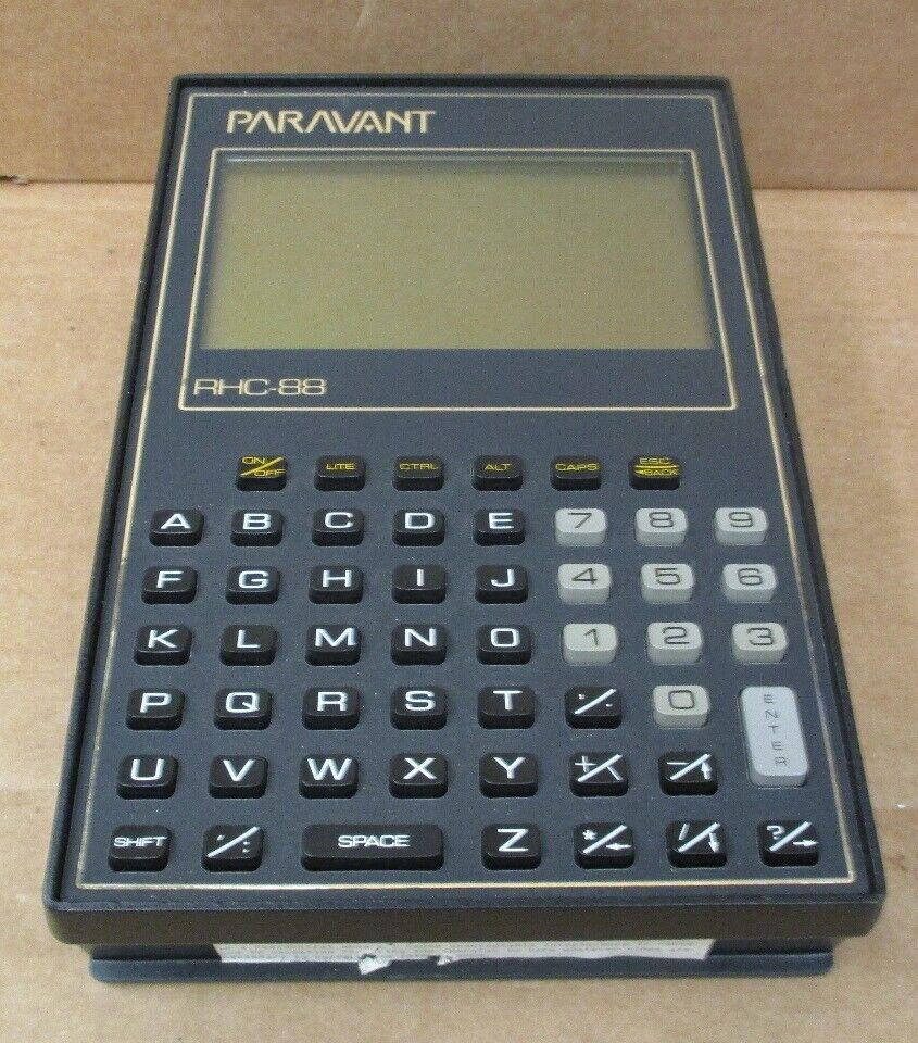 Vintage Paravant RH88 Military Handheld Computer