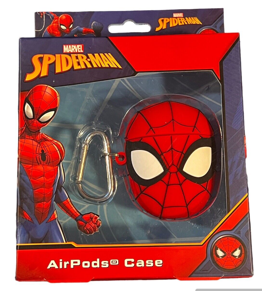 NEW Thumbs Up Marvel Spider-Man 3D Silicone Airpods Case Red
