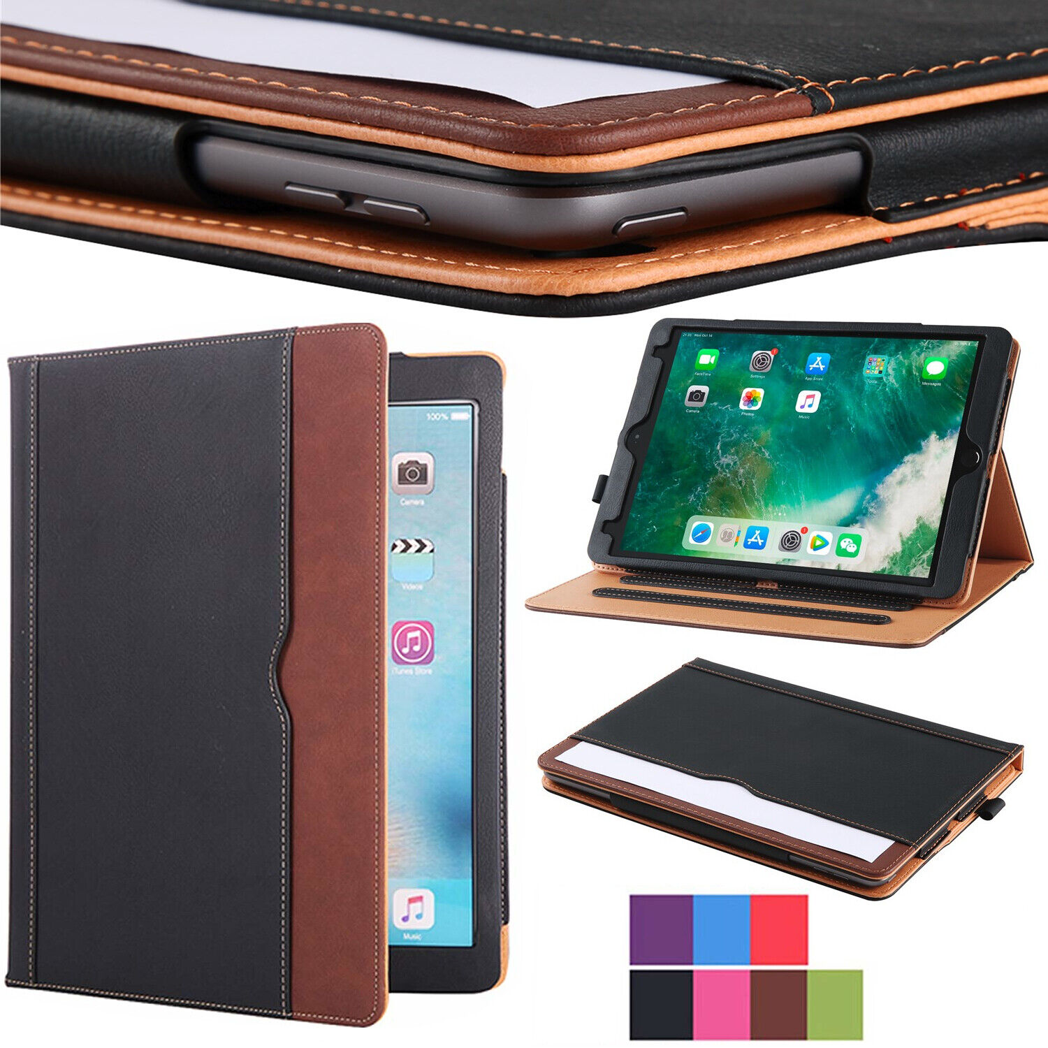 Soft Leather iPad Case Smart Cover Folio Stand For Apple Air 5th Gen 10.9