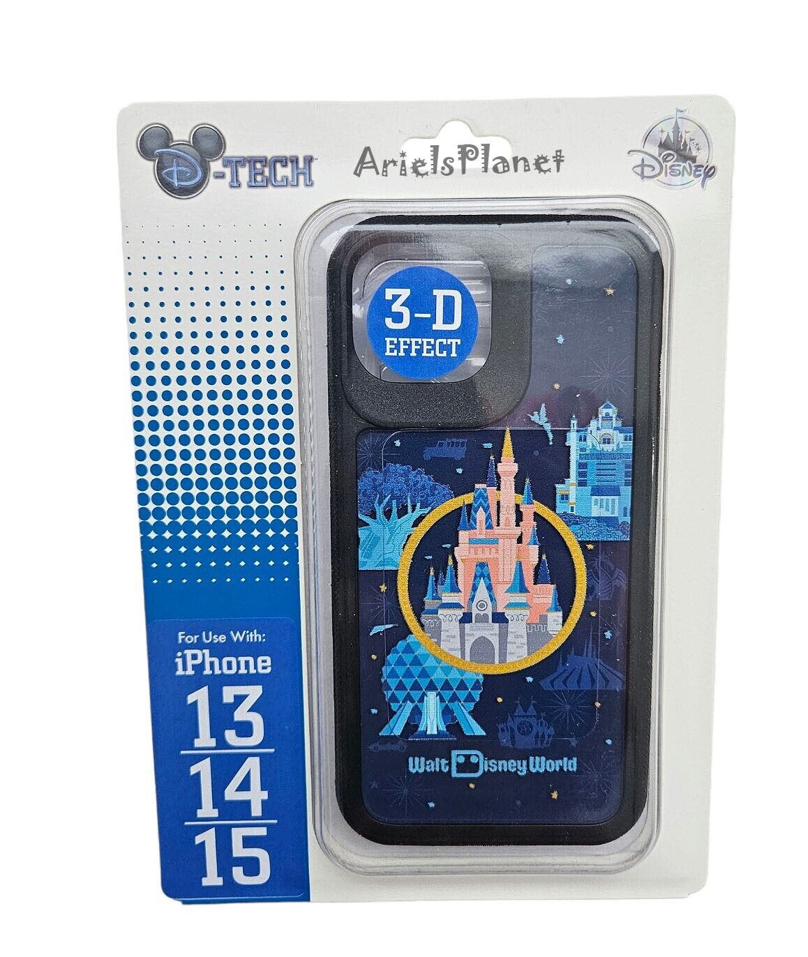 2024 Walt Disney World Parks Cinderella Castle 4 Parks iPhone 13, 14, 15 Cover