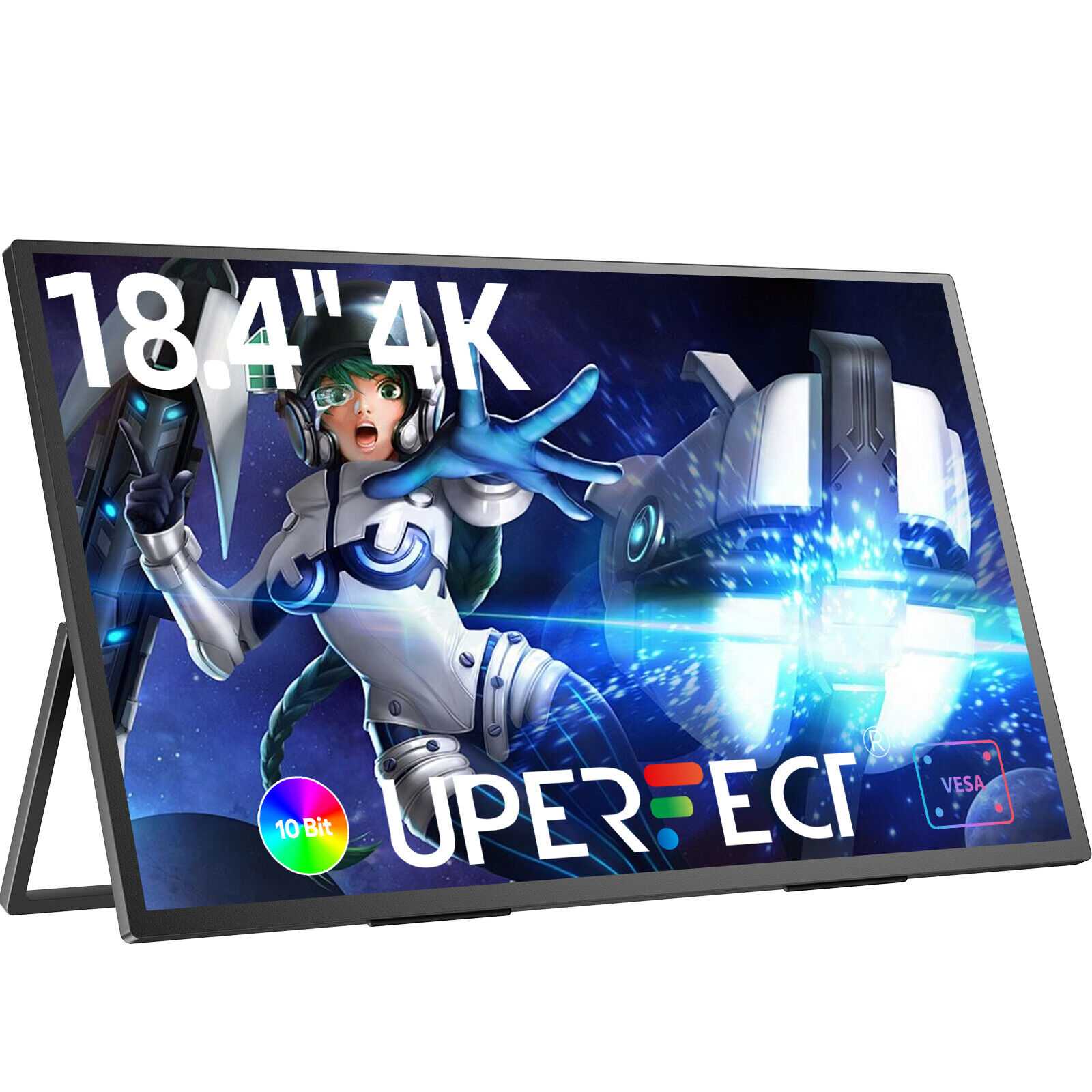 UXbox T118 - 18 Inch Large Portable Gaming Monitor 4K Display For Starfield Xbox