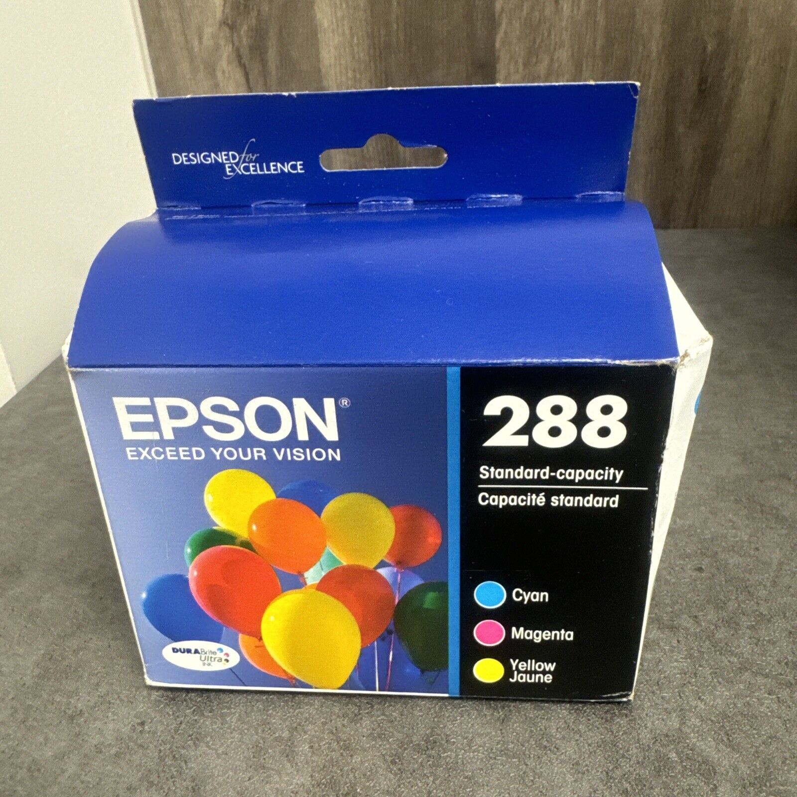 Epson 288 Combo Ink Cartridges T288520 Cyan Magenta Yellow Exp 07/23