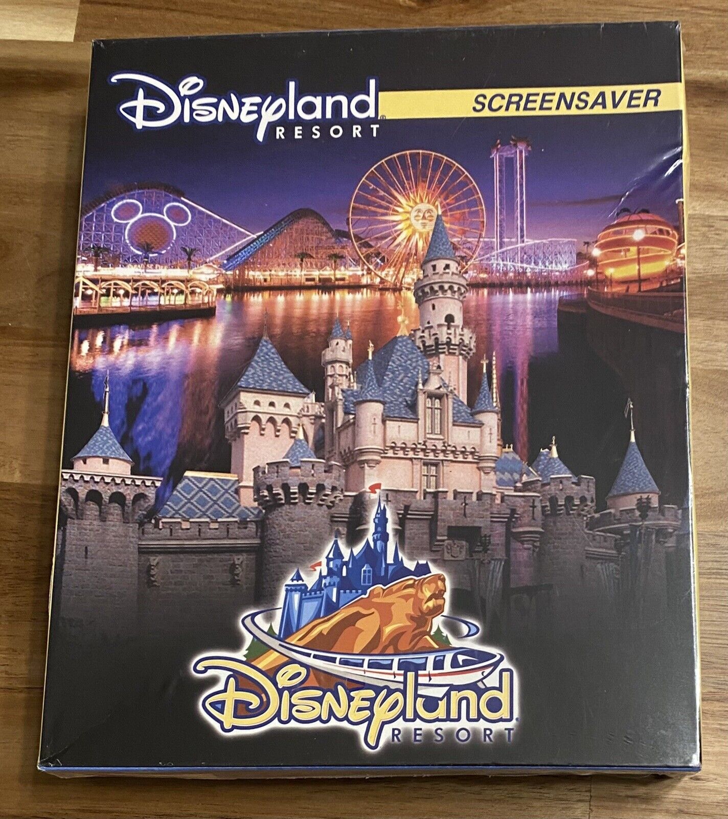 Vintage New Sealed Disneyland Resorts Screen Saver CD ROM for Windows or Mac