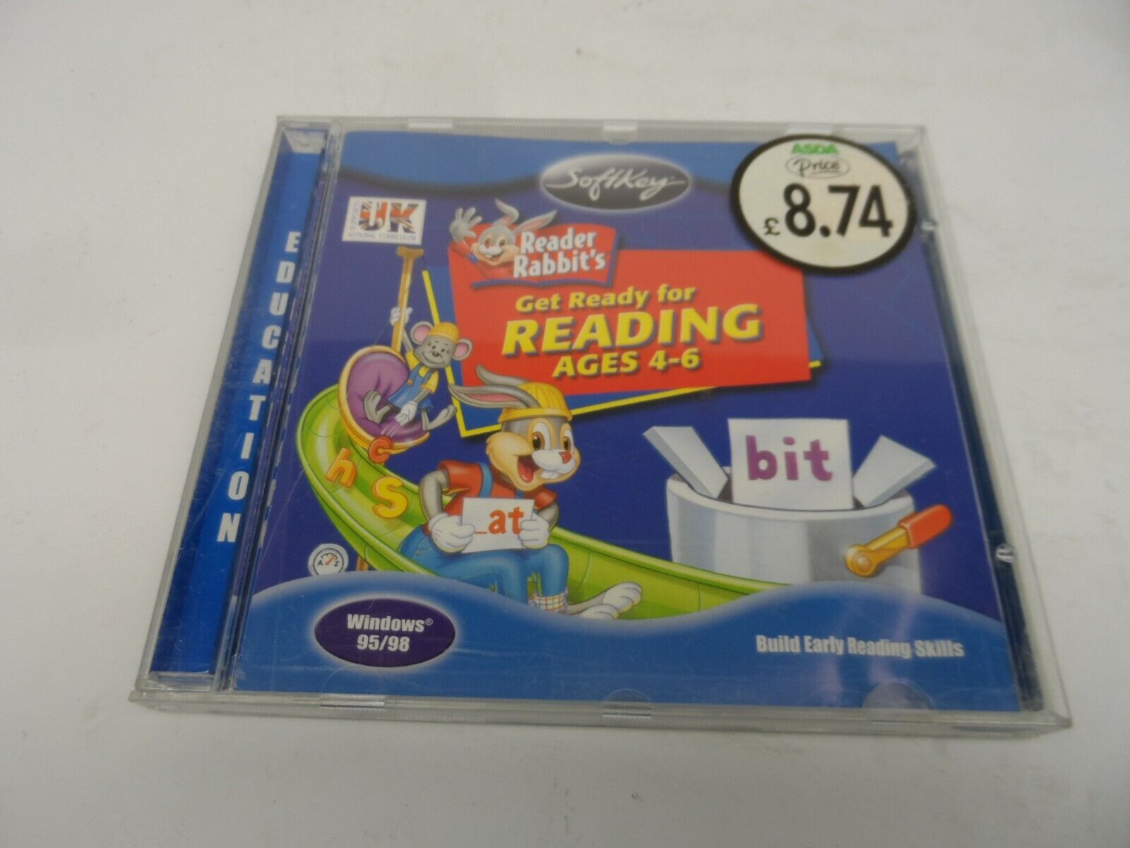 Reader Rabbit: Get Ready For Reading (Ages 4-6 Years) Windows 95/98 & Mac CD-ROM