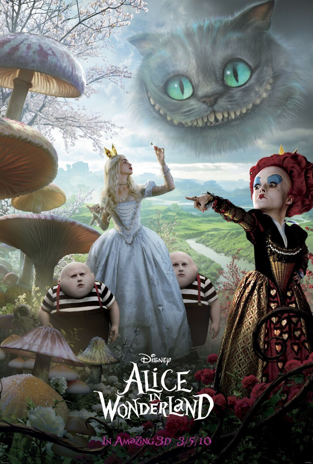 Alice in Wonderland (2010) Movie DVD Box Set New
