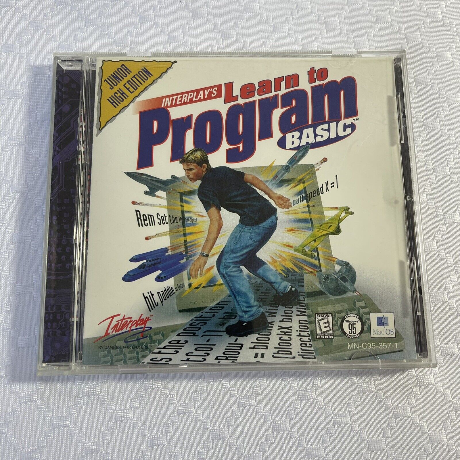 Interplay's Learn to Program BASIC Junior High Edition Vintage Win95 98 PC