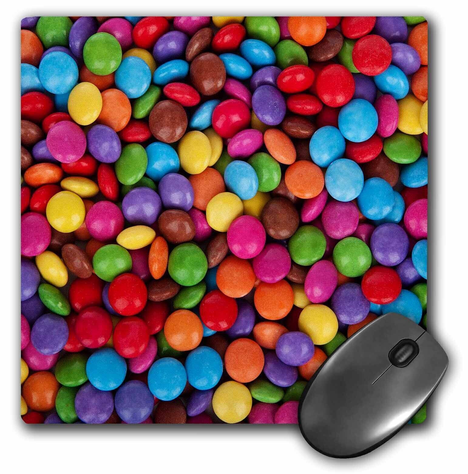 3dRose Mulit- Colored Candies Pattern MousePad