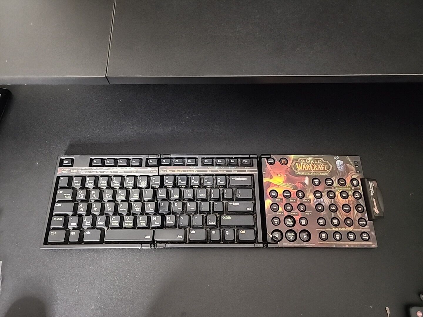 World of Warcraft Keyboard Overlay Burning Crusade ZBoard