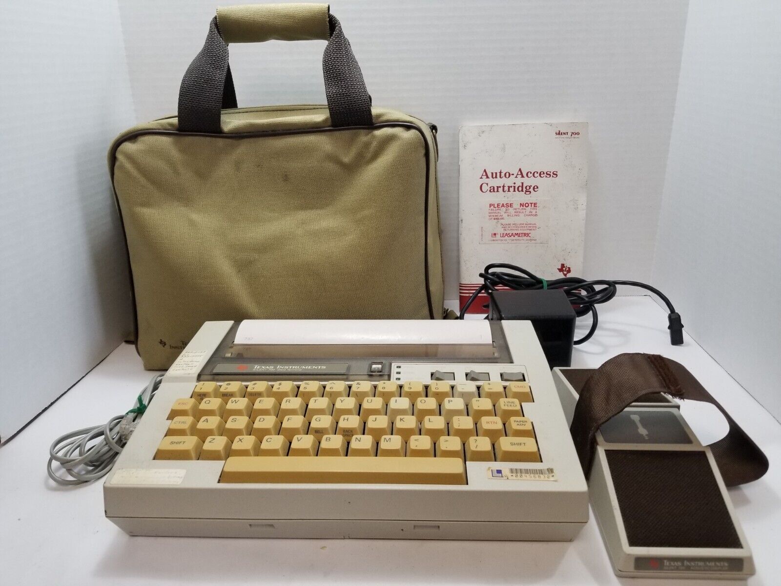 Vintage Texas Instruments Silent 700 Model 707 Computer Data Terminal 1983 Rare