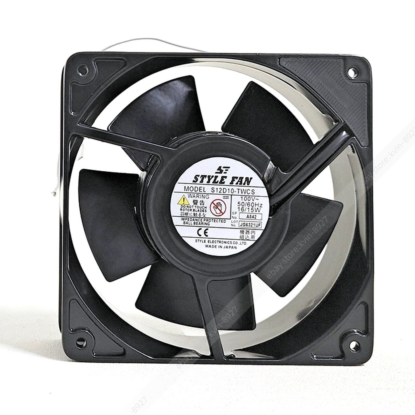 1PC STYLE FAN S12D10-TWCS 100V 16/15W 12CM 2-Wire Cooling Fan