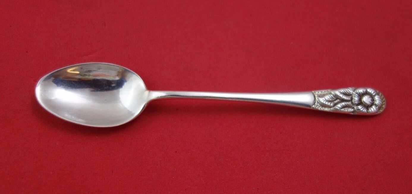 Aztec Rose by Sanborns Mexican Sterling Silver Demitasse Spoon 4 1/4\