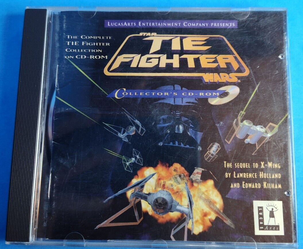 Star Wars: Tie Fighter Collector's CD-ROM Vintage 1994 PC Game DOS 6.0/Win 95
