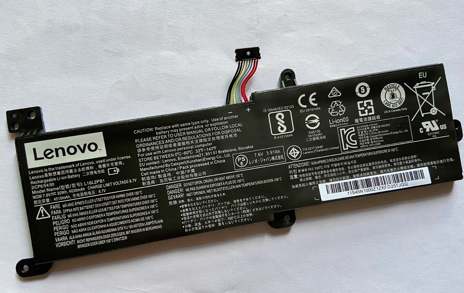 Genuine L16C2PB2 L16M2PB1 Battery for Lenovo IdeaPad320 Series L16L2PB2 L16L2PB1