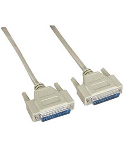 25Ft DB25 DB 25 IEEE1284 25-Pin Male to Male M/M Parallel Cable