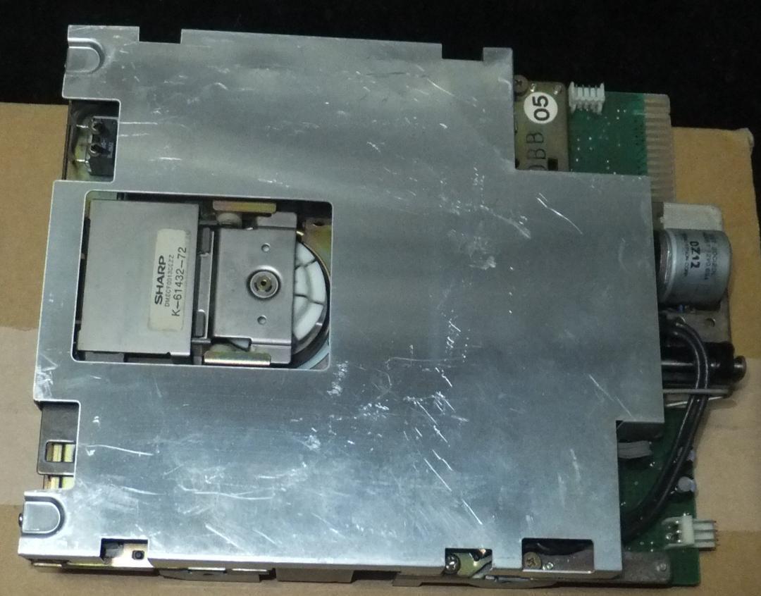 SHARP X68000 Genuine Floppy Disk Drive K-61432-72 Repair Measures Completed