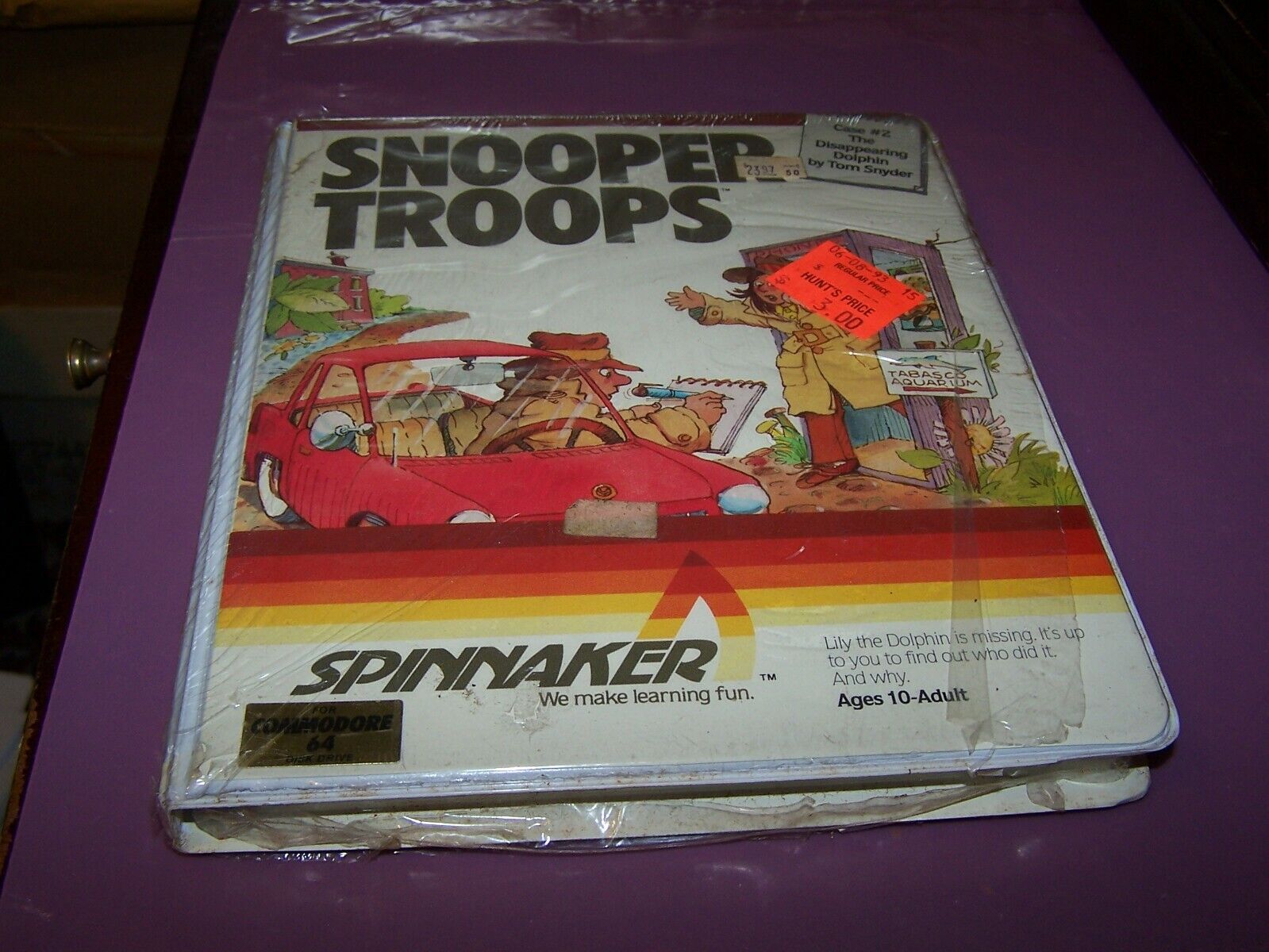 Clearance - Spinnaker Snooper Troops Game for Commodore 64 on 5,25 Disk