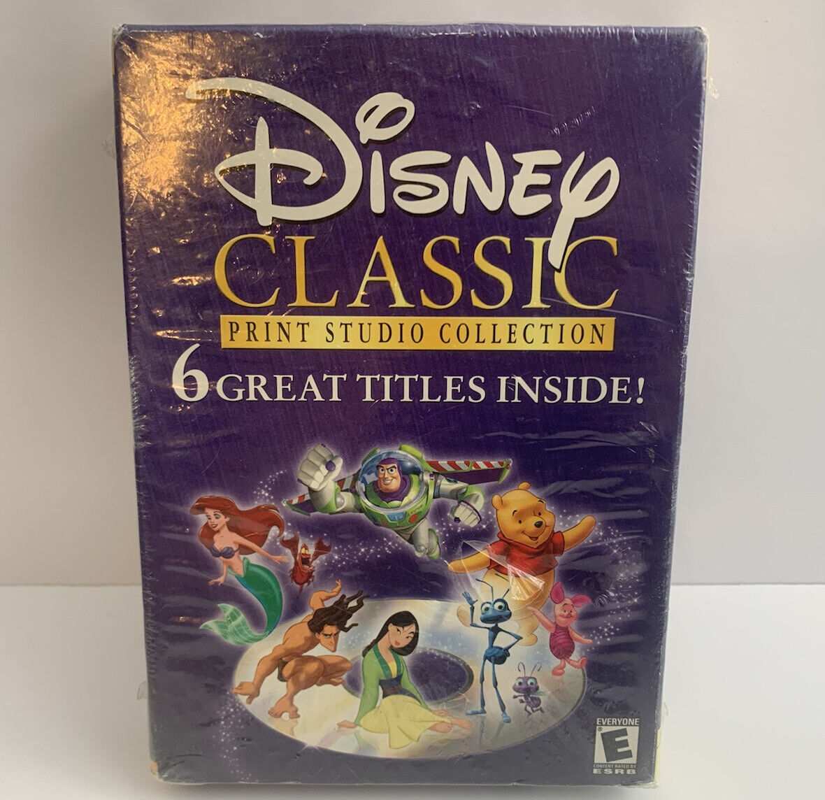 Disney Classic Print Studio Collection 6 Great Titles Factory Sealed CD ROM