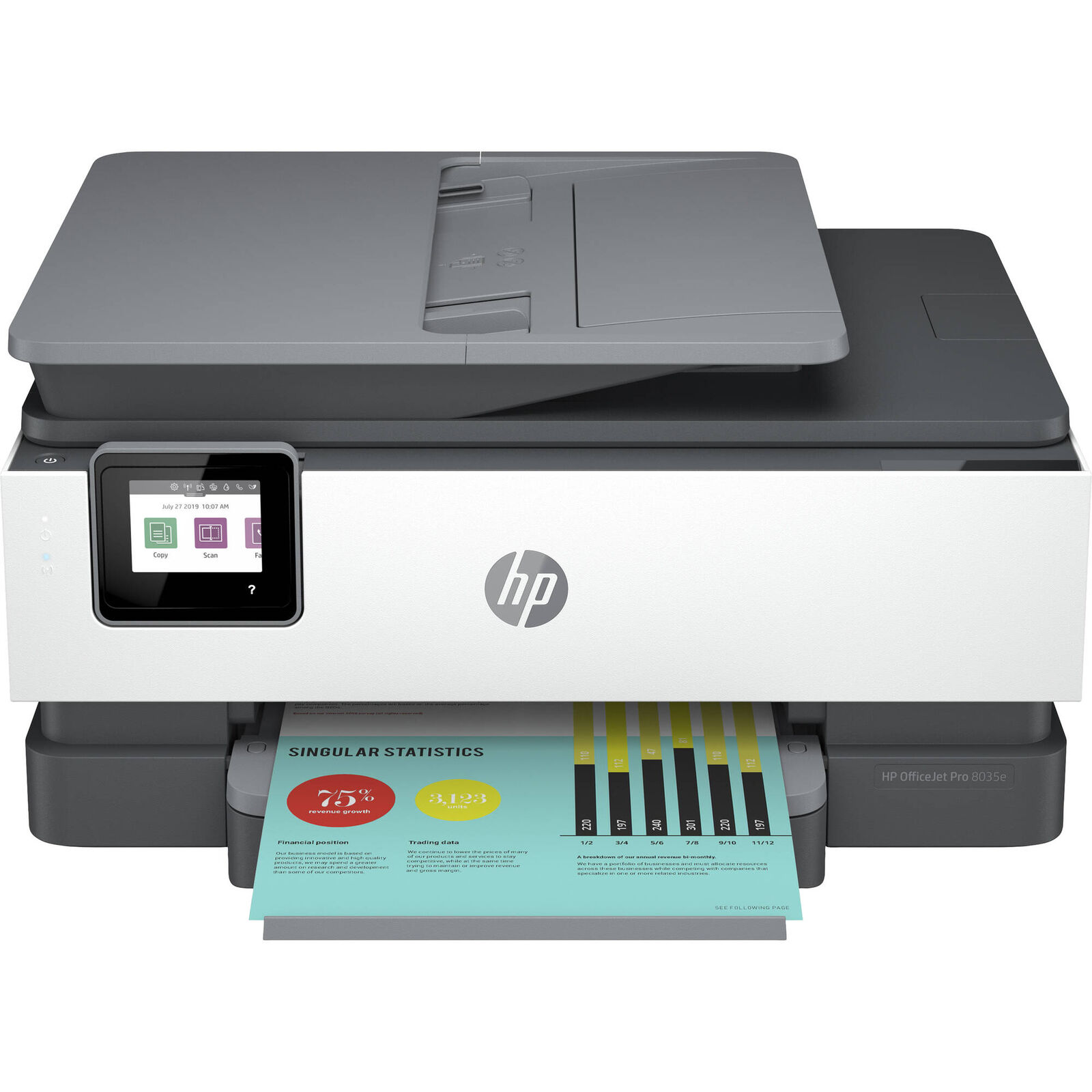 HP HP-OJPRO8035E-B-RB OfficeJet Pro 8035 All-in-One Printer Basalt