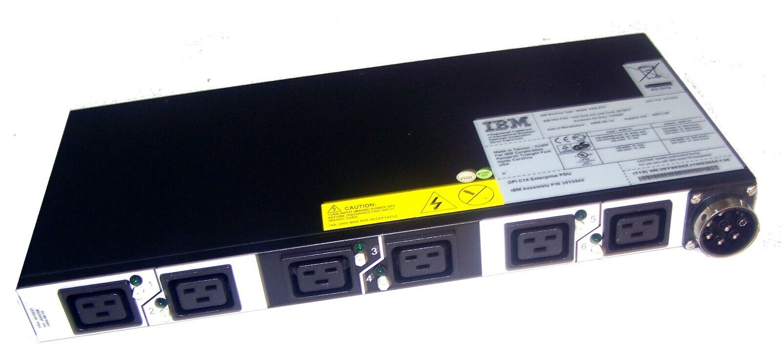 IBM PDU 3-PHASE C19 32A 250V - 39Y8948 9306-RTP 39Y8920 (OLD: 26K4256/57/58)