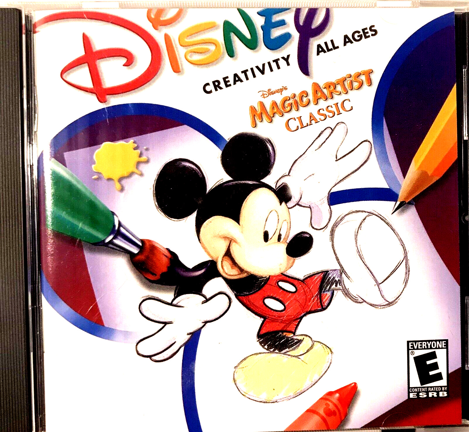 Vintage-Disney Creativity Magic Artist Classic Windows Mac CD-ROM PC