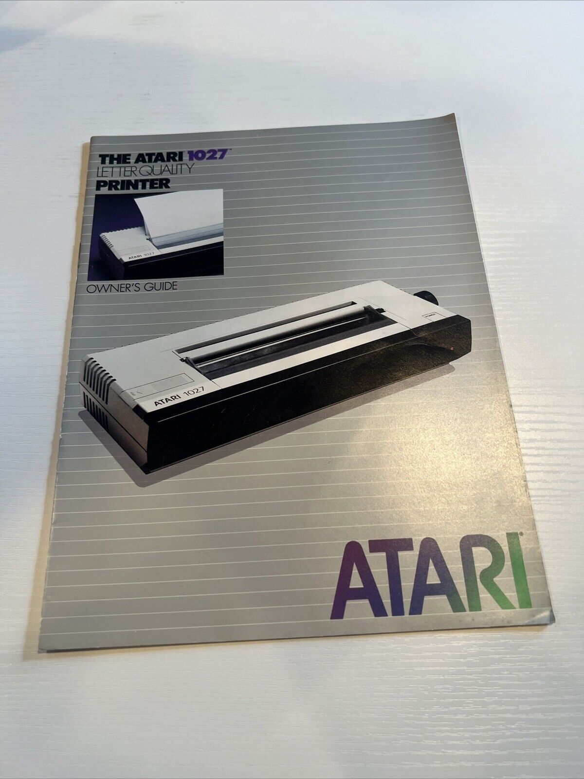 Atari 1027 Letter Quality Printer Owner\'s Manual/Guide - Complete