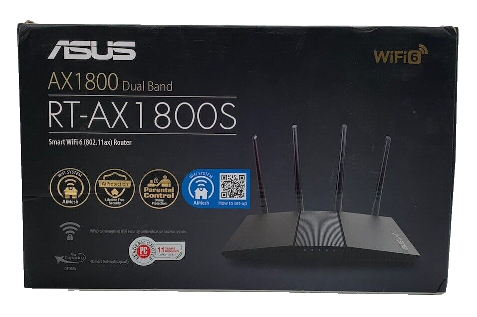 ASUS AX1800 Dual Band RT-AX1800S Router - Used (48830)