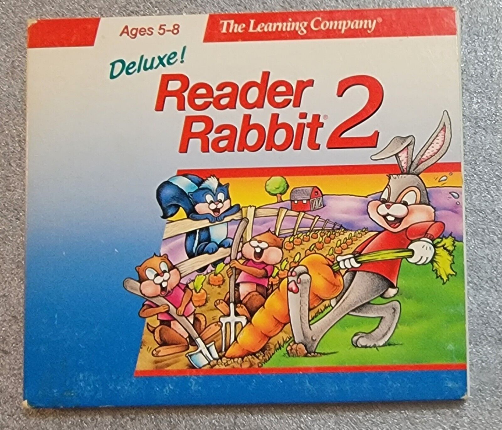 The Learning Company Reader Rabbit 2 Deluxe Vintage PC Learning Reading Game