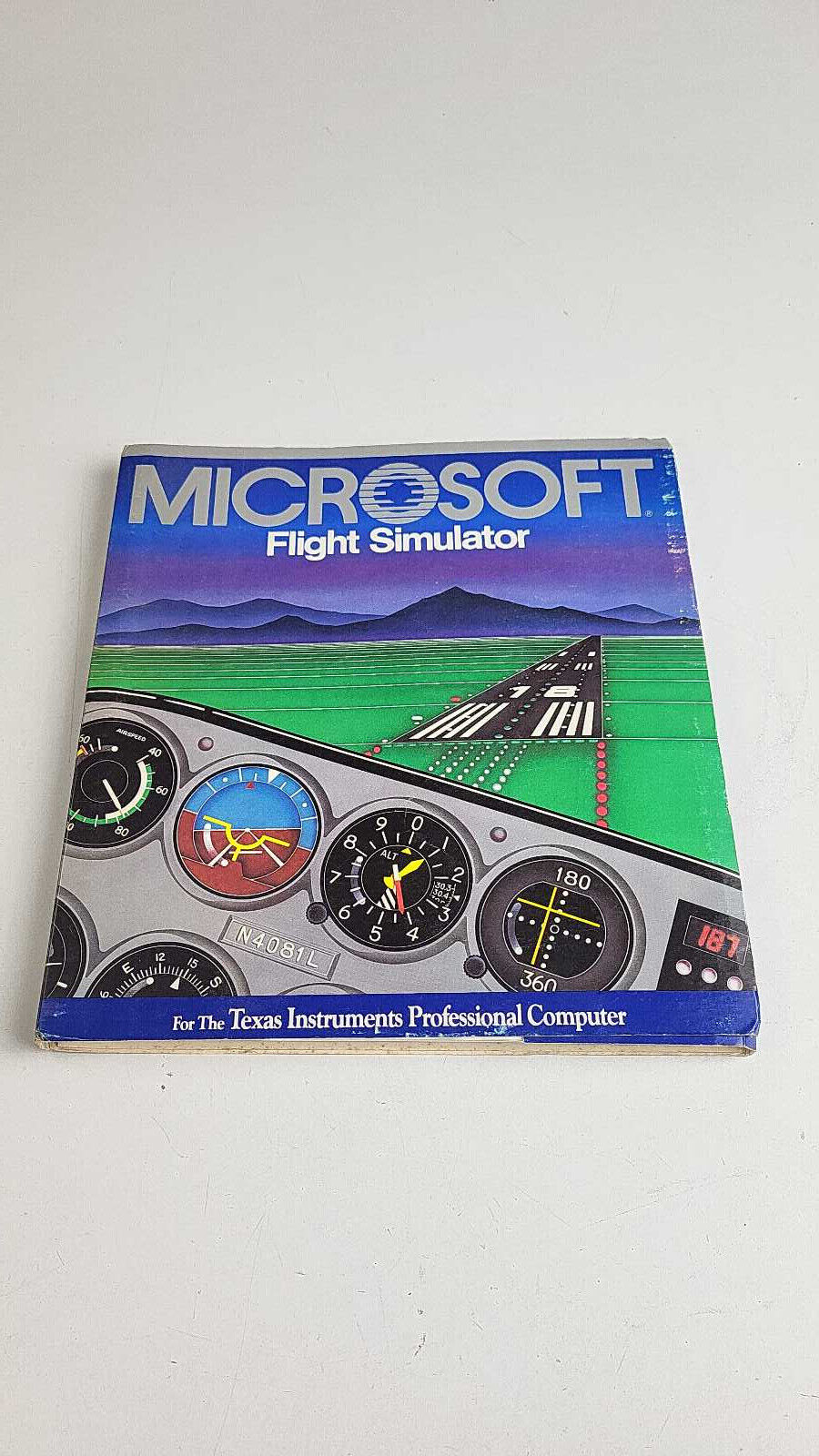 Microsoft Flight Simulator for the Texas Instruments Professional Computer
