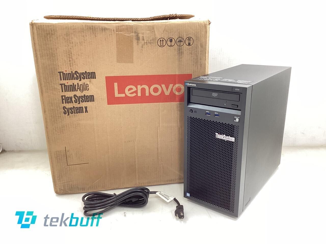 Lenovo ThinkSystem ST50 Tower E-2224G 3.5GHz 4-Core 8GB No HD - 7Y48A02MNA