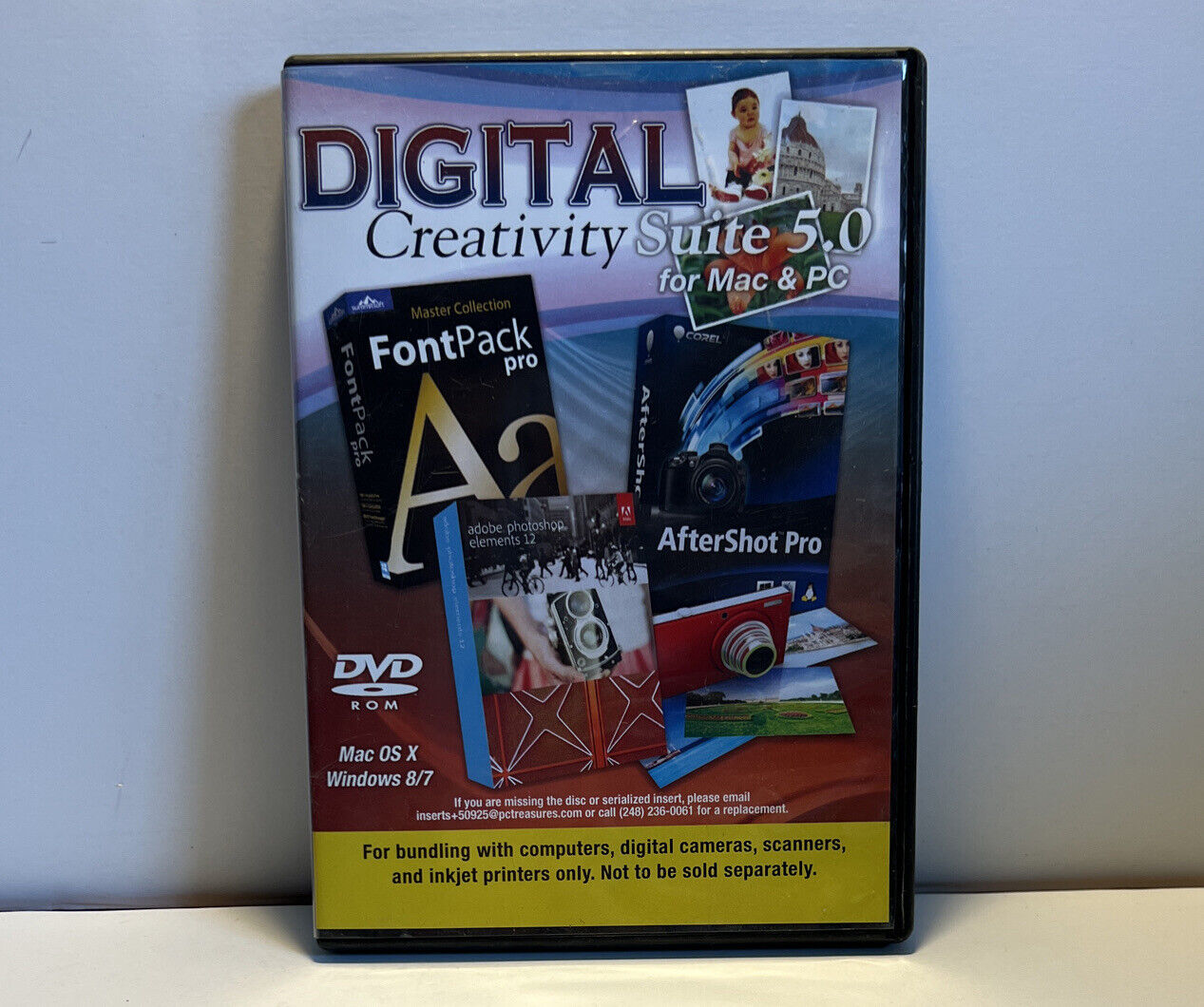 Digital Creativity Suite 5.0 for Mac & PC - DVD Rom with keys