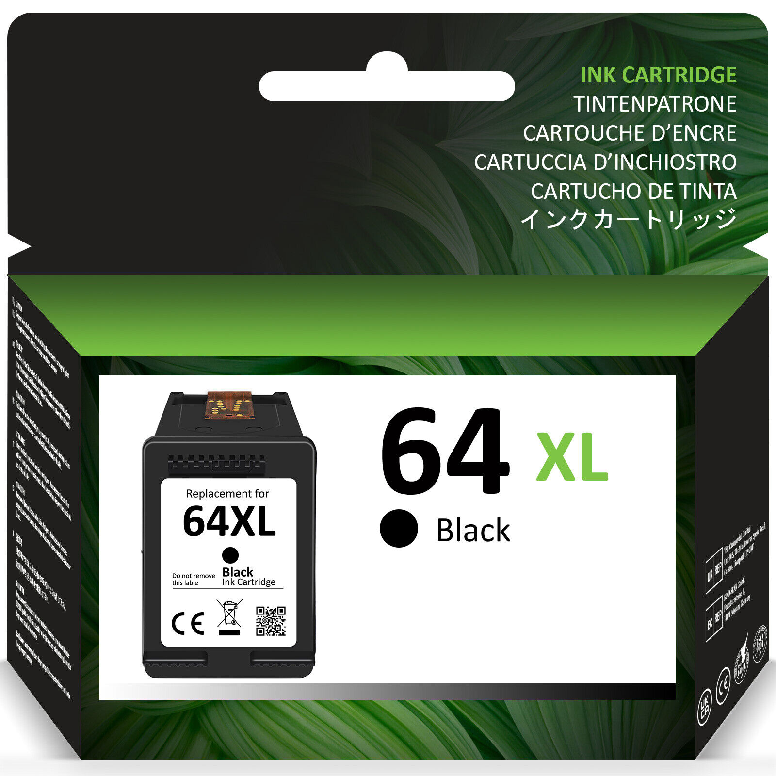 64-XL Black Color Ink Cartridge 64XL for HP Envy Photo 7155 7855 7858 6255e 6252