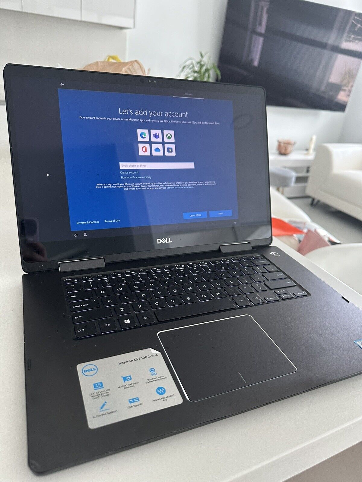 Dell Inspiron 15 7000 Series P70F Black Bluetooth Intel Core i7 Laptop 8th Gen