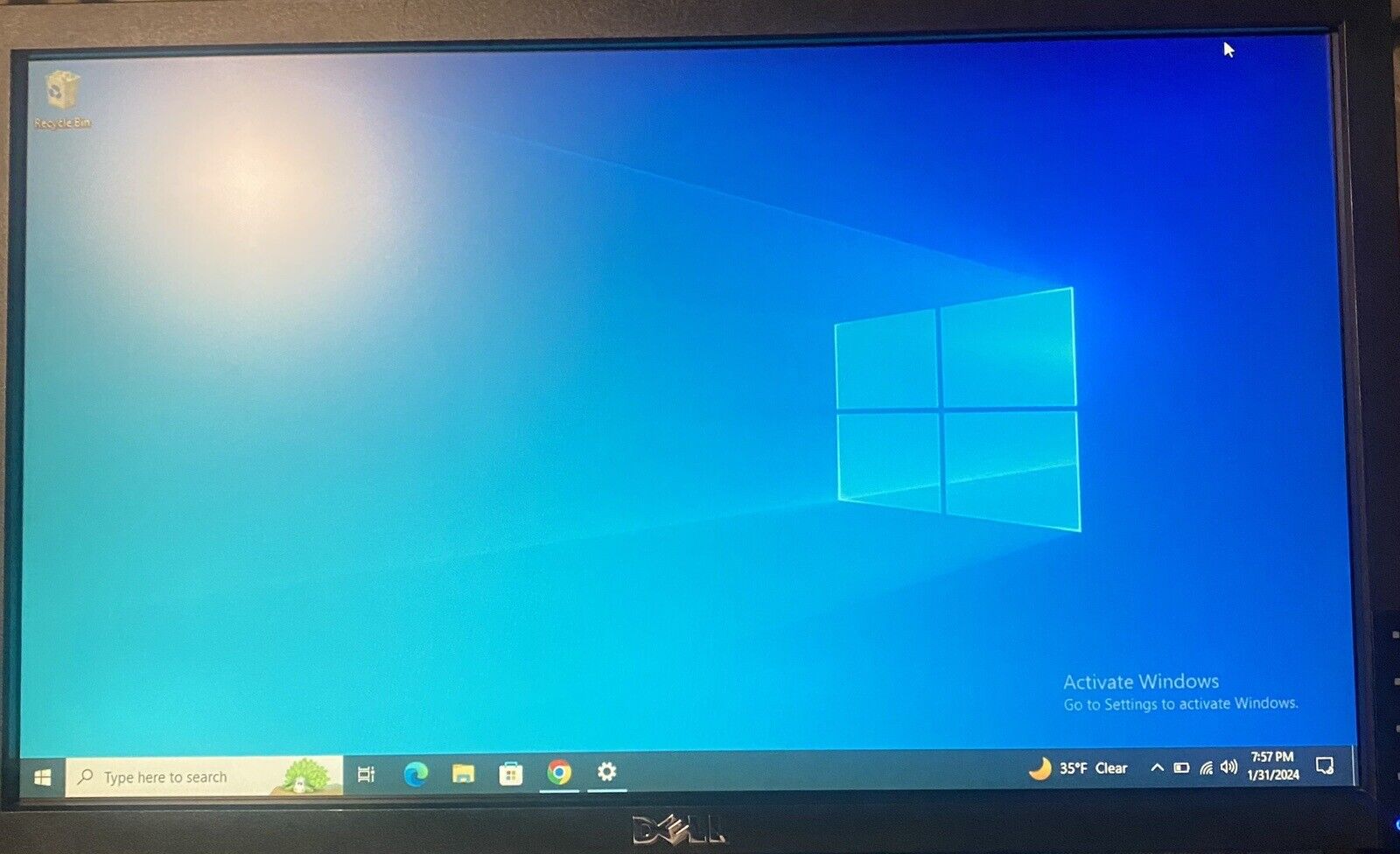 Dell P2010Ht 20” LCD Monitor - 1600 x 900 - W/Power Cable - No Stand