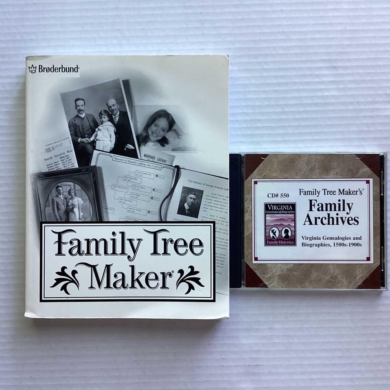 Family Tree Maker Family Archives(2CD#550)Genealogies/1500-1900/Manual-5th ED