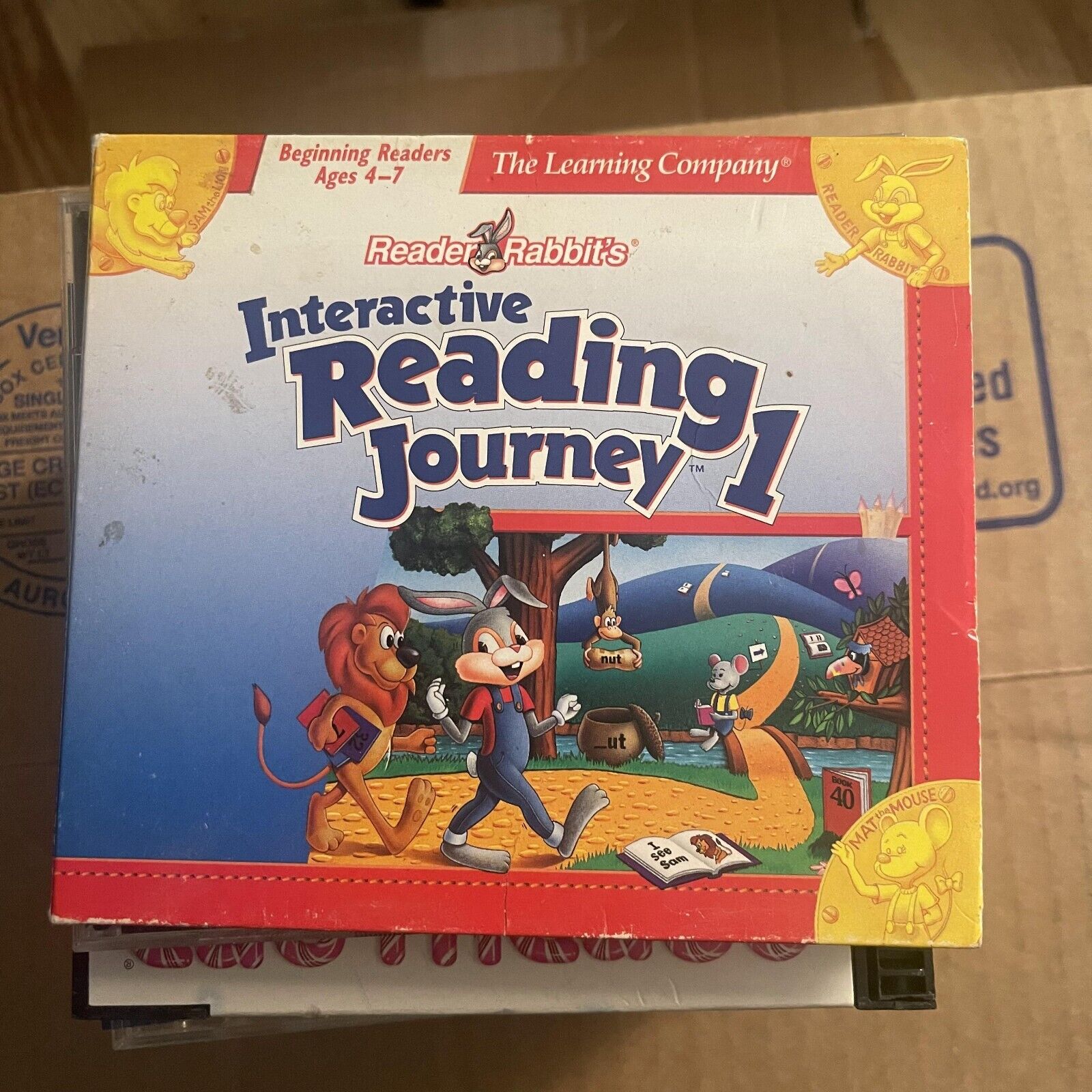 Reader Rabbit The Learning Company Interactive reading journey PC
