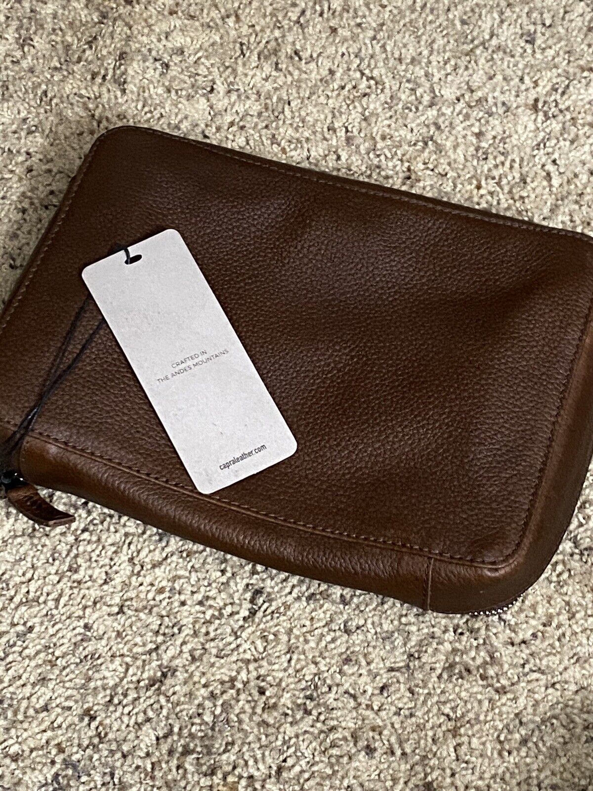 Capra Small Gear Case All Leather, Hand Made in the Andes Mountains So Soft