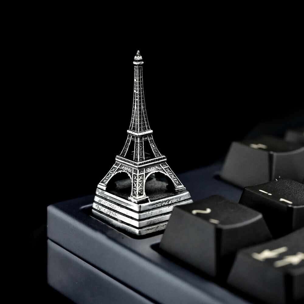 ESC Keycap: Eiffel Tower Design - Exquisite Craftsmanship - Silver Material