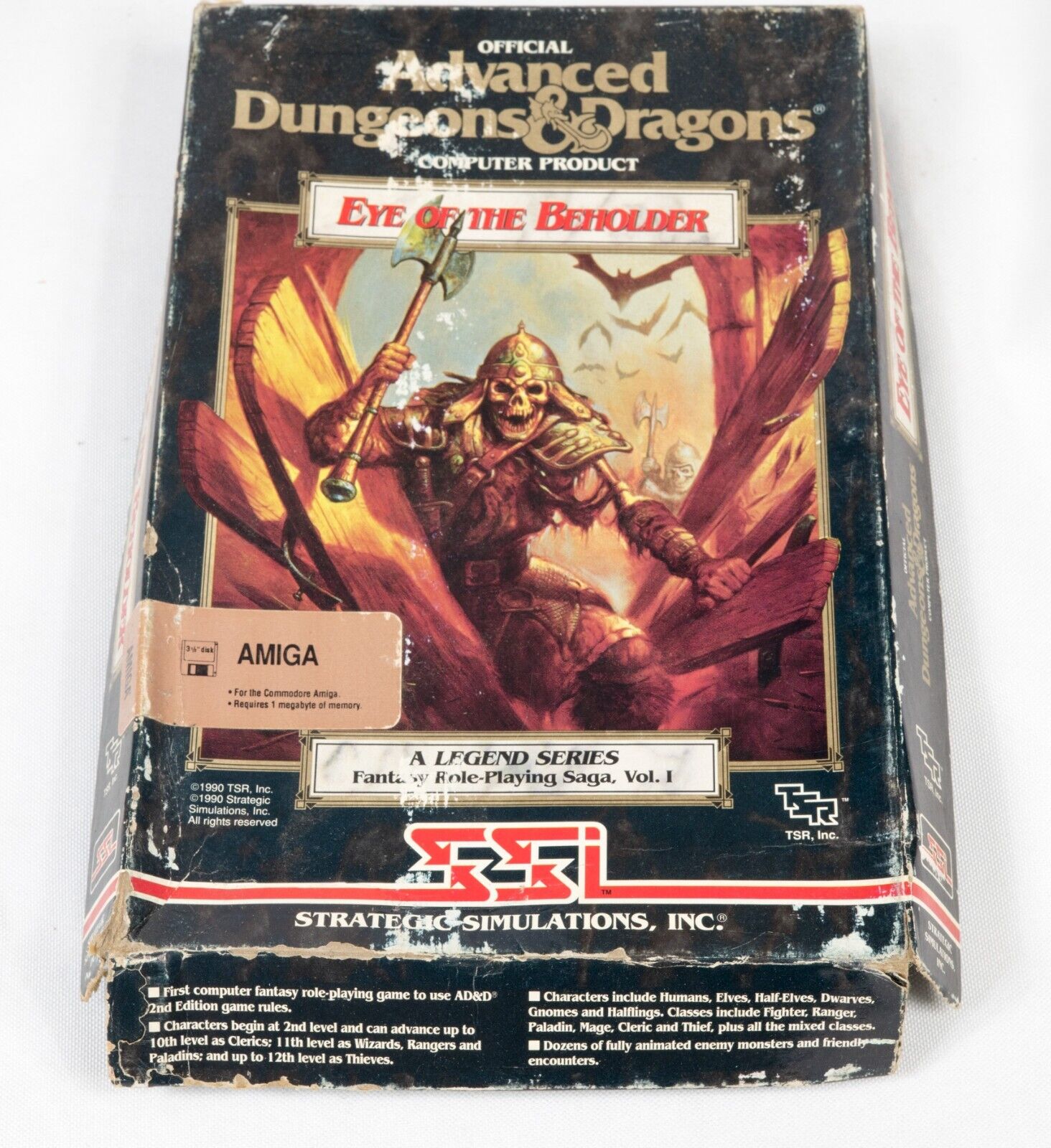 Vintage Advanced Dungeons & Dragons Eye of the Beholder Amiga docs only ST534
