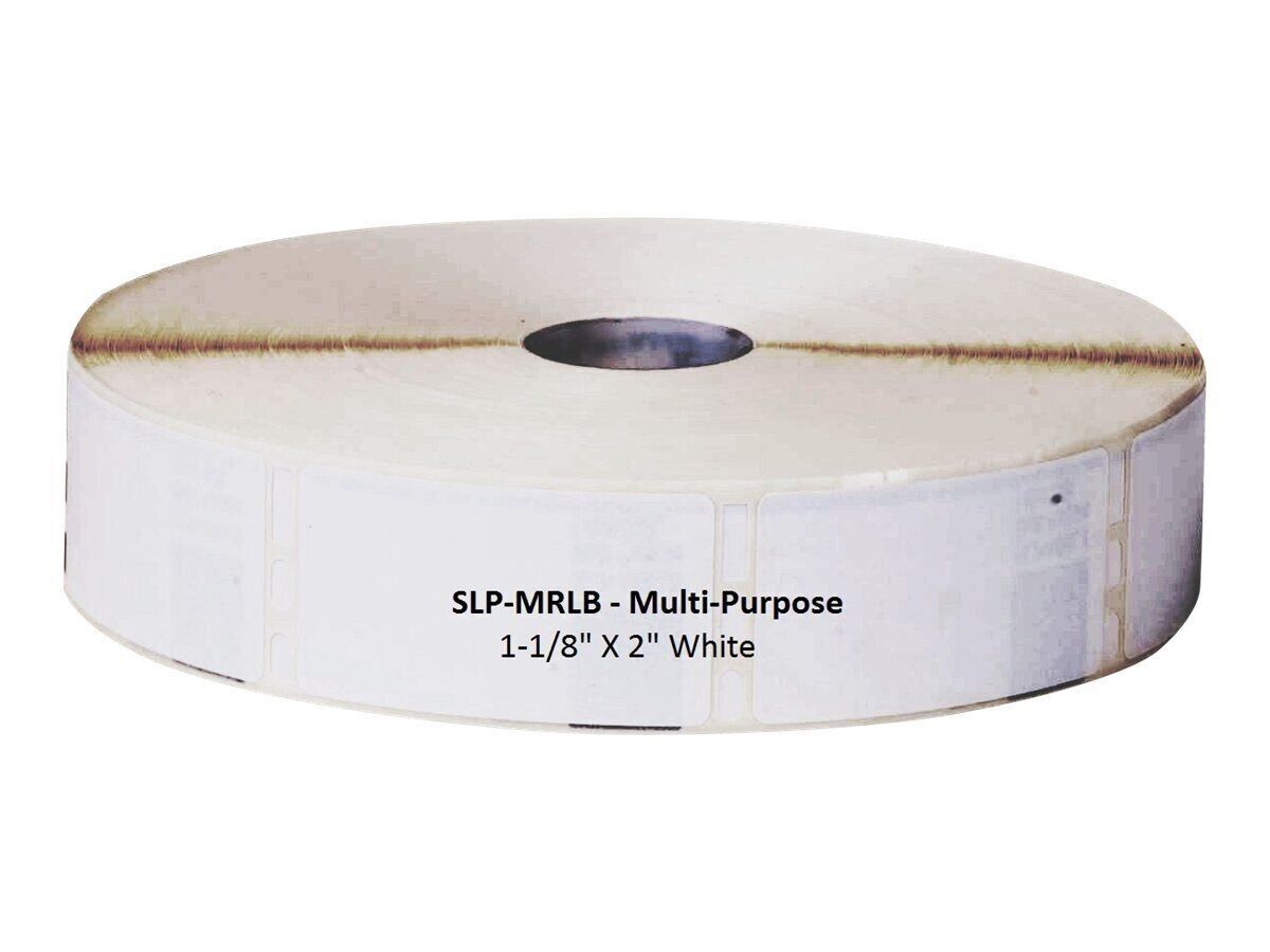 Seiko Instruments SLP-MRLB   1 roll of 1700 labels  White  1-1/8\