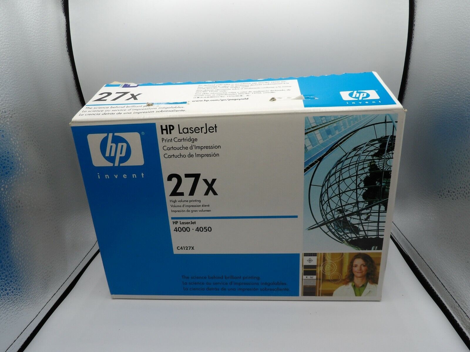 Genuine HP 27X Toner Cartridge High Volume C4127X for LaserJet 4000 and 4050 NEW