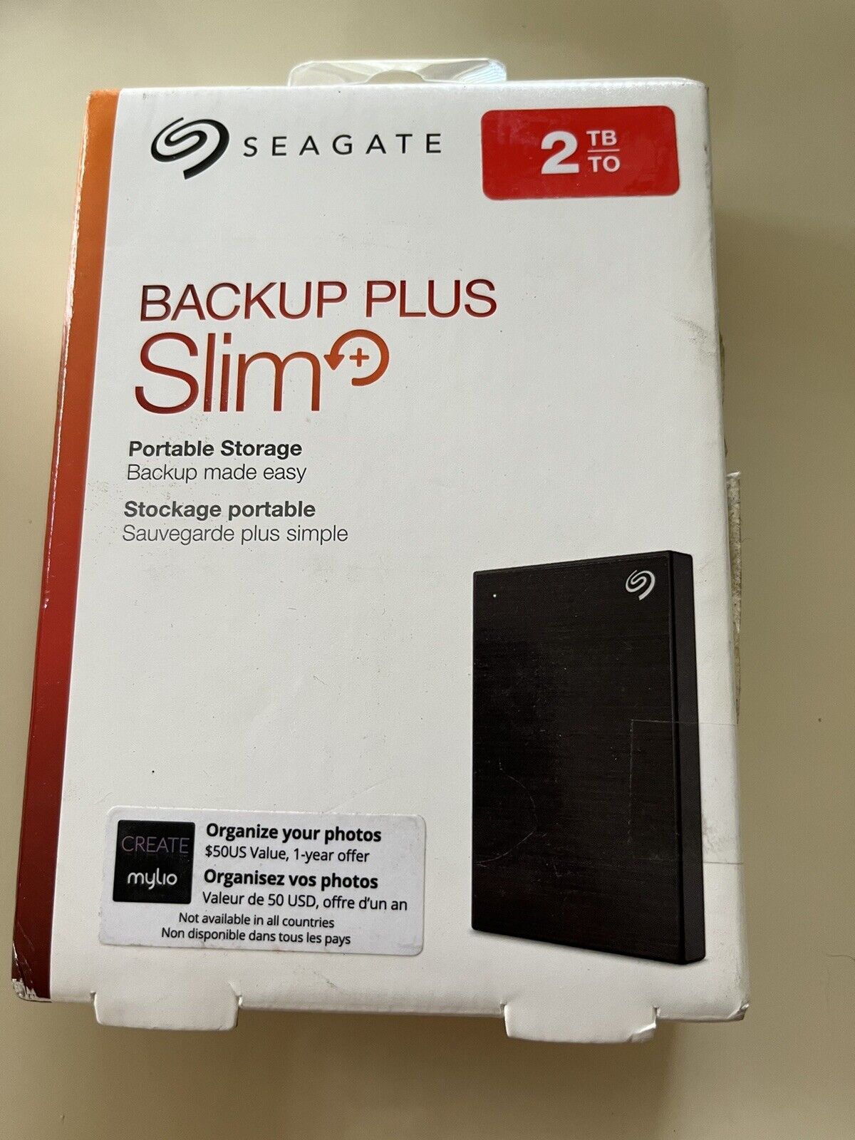*Seagate - Backup Plus Slim 2TB External Portable Hard Drive
