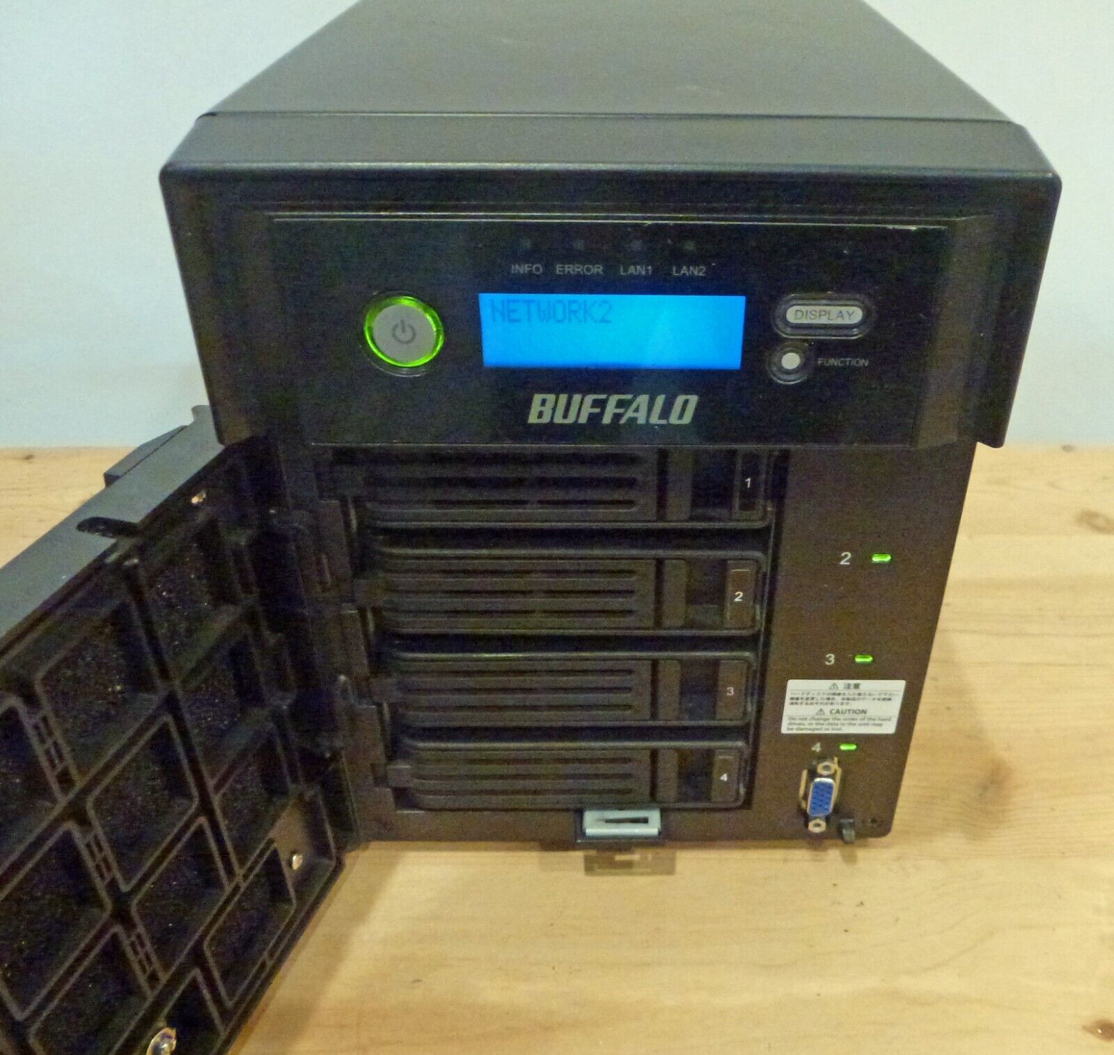 Buffalo Terastation Ts5400d 4 Bay 1 3TB drive included  Excellent Ready to go