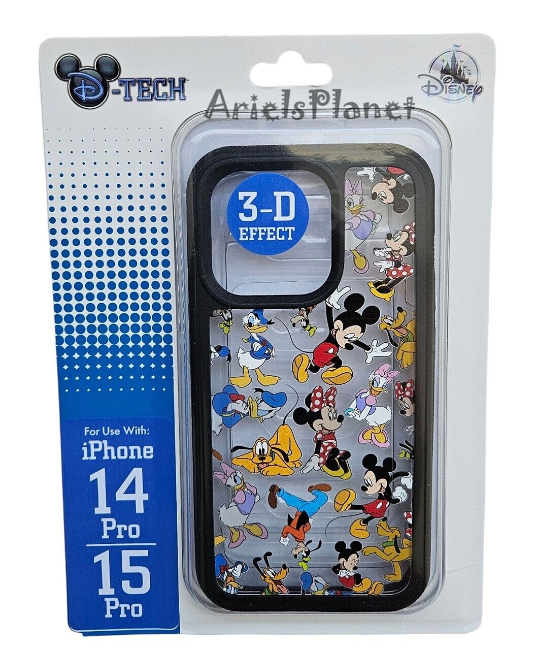 DISNEY Parks Mickey Minnie Donald Daisy Goofy iPHONE 14 Pro & 15 Pro Cover