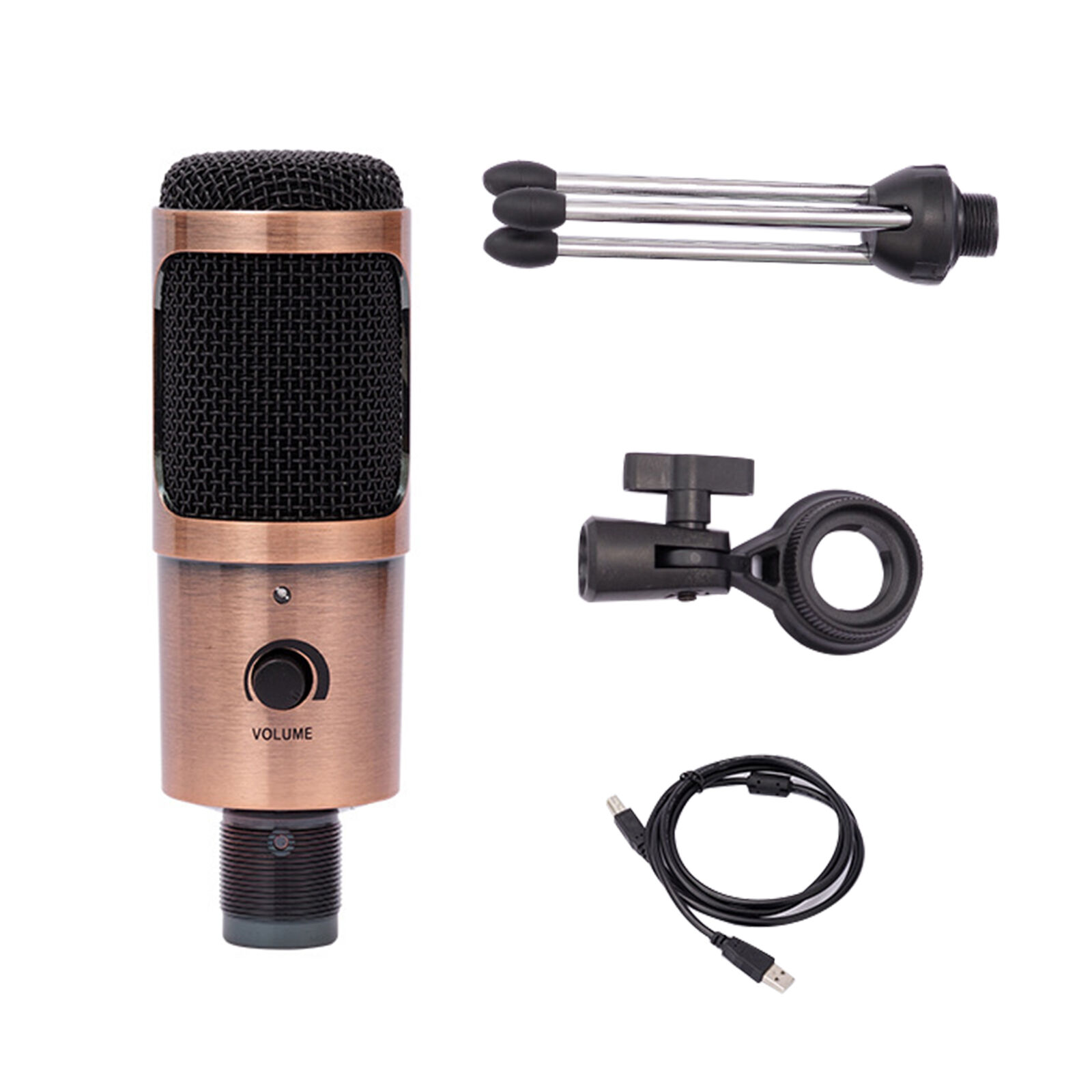 Condenser Microphone Usb Widely Compatible Plug Play Handheld Microphone Compact
