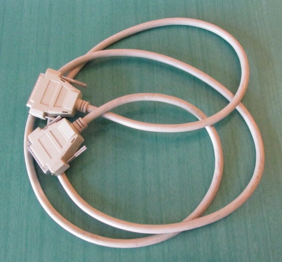Vintage 25 Pin x 25 Pin Male to Male Cable - 6