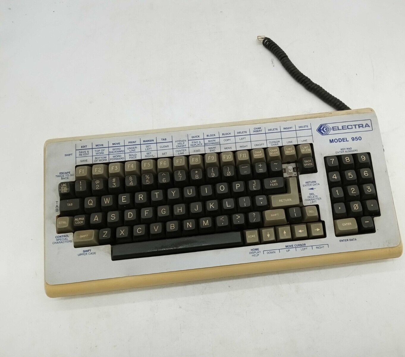 Vintage Electra Model 950 Keyboard (Untested)